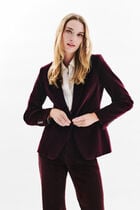 Aurora blazer plum woman