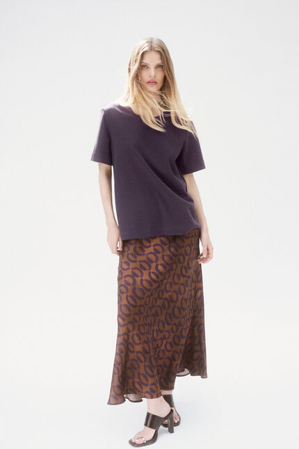 T-shirt thugo prune femme