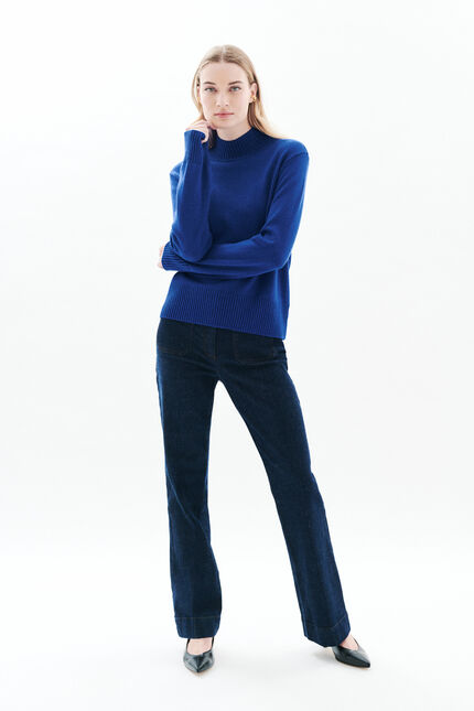 Pull Mcamelia bleu electrique femme