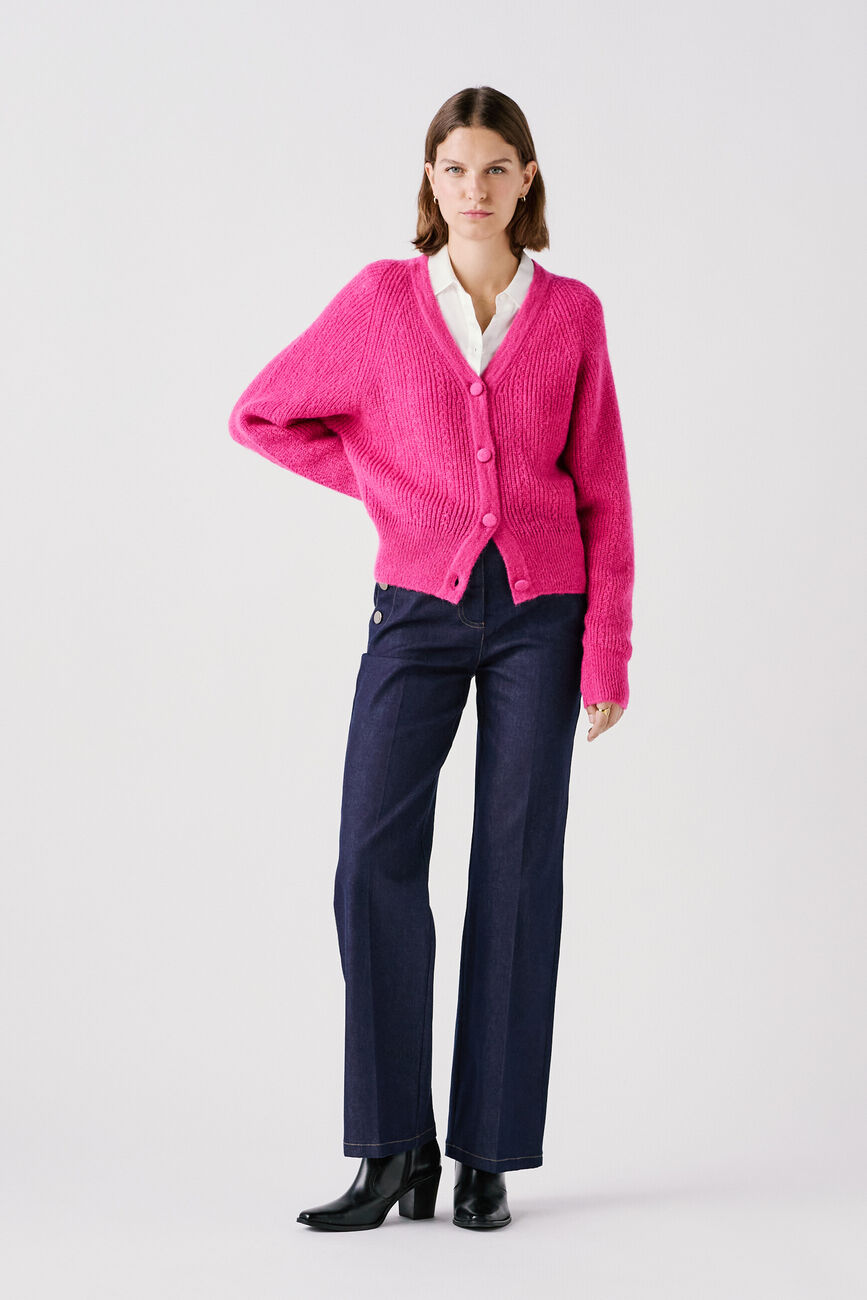 Mlamar Made in Italy vest pink woman