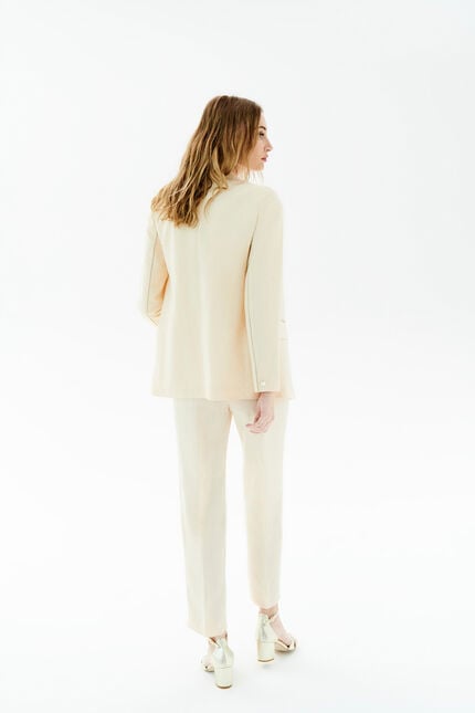 Veste volute creme femme