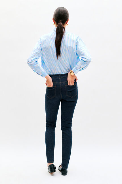 Slim-fit broek Tom denim double stone vrouw