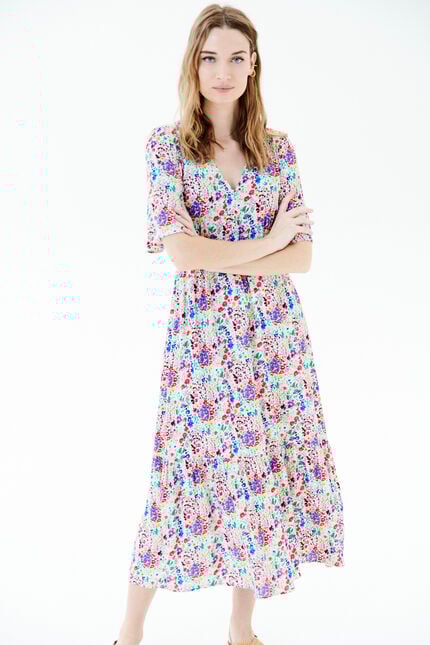 Robe tania2 denim stone femme