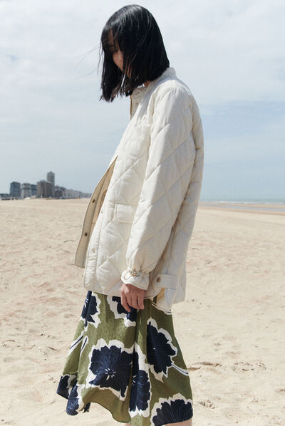 Manteau ginny beige femme
