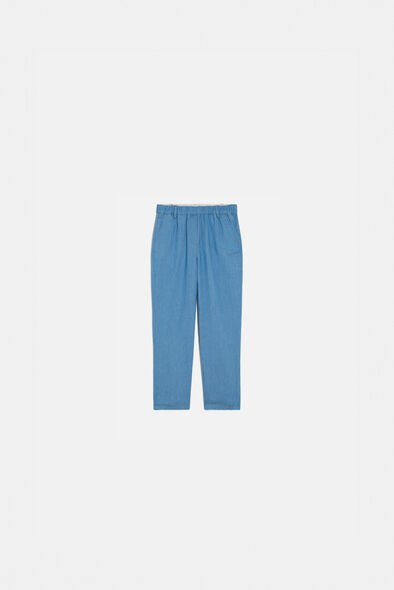 calças pnoori denim baby azul mulher