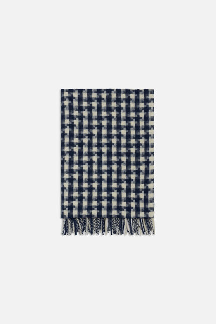 Mariana scarf navy blue woman