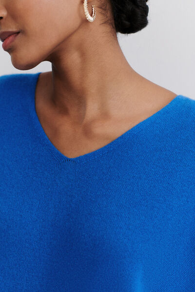 pull thelma bleu electrique femme