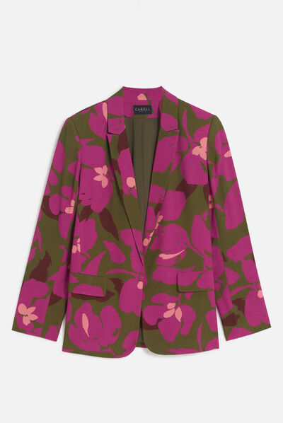 Blazer vthais verde oliva donna