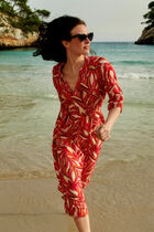 ribye dress bright pink woman