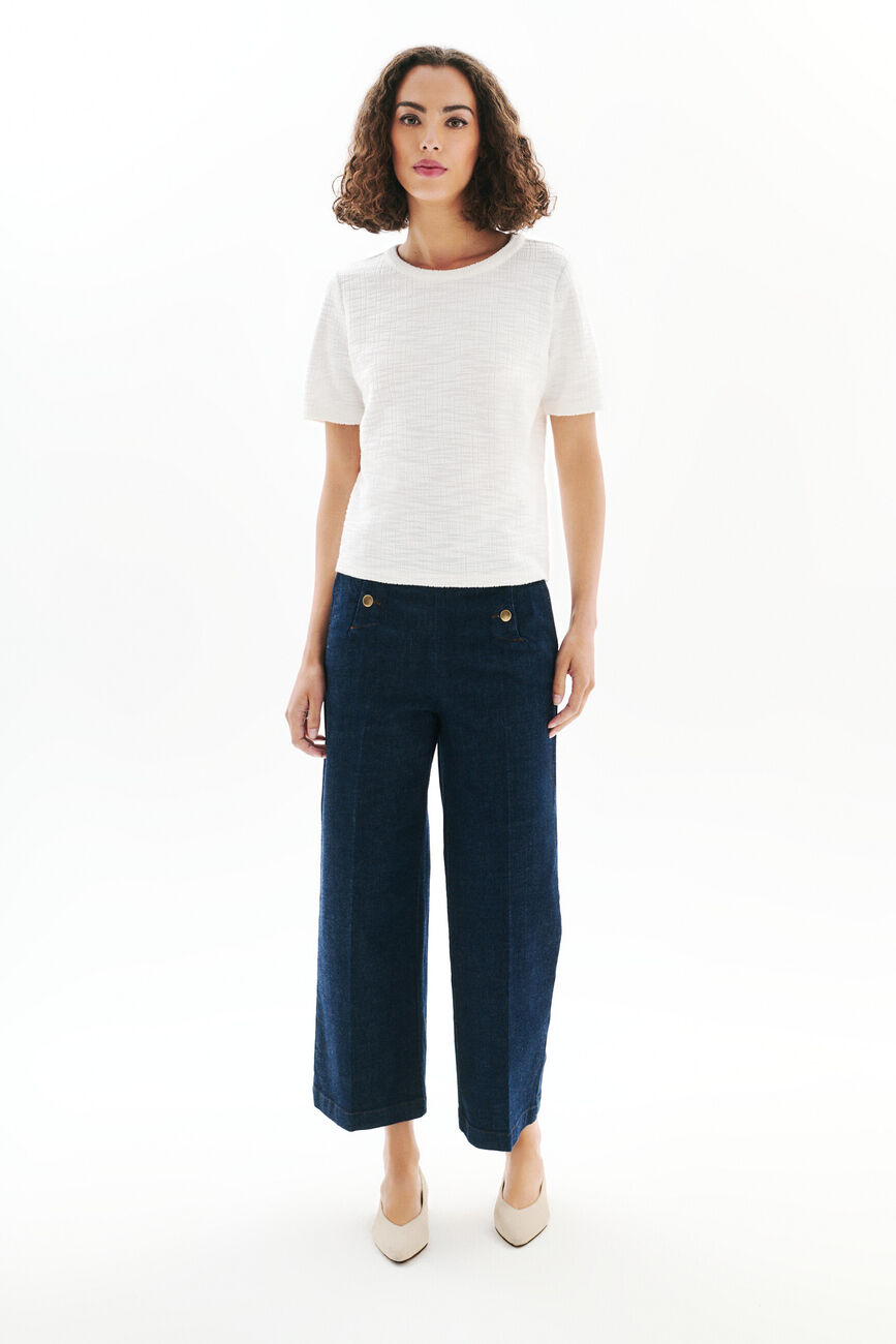 Camiseta Tdaphne crudo mujer