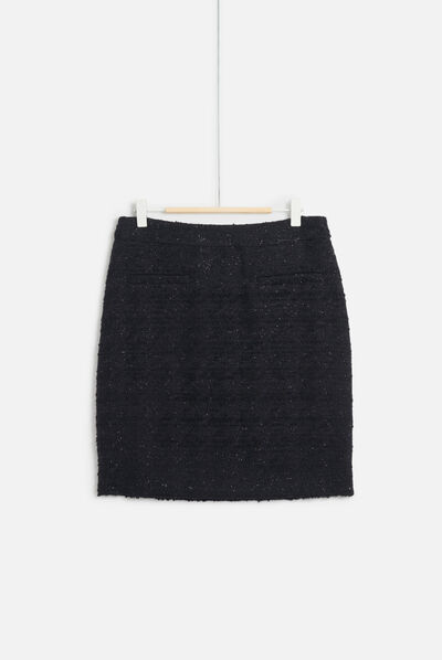 jupe mag noir femme