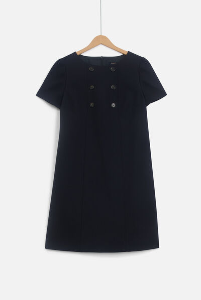 robe saphir bleu marine femme
