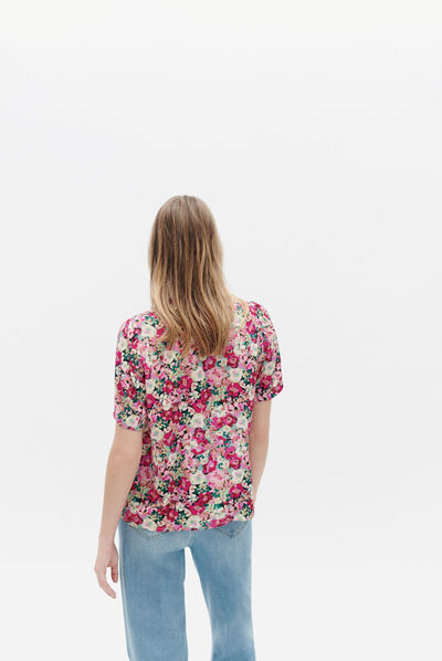 Camisa Sun rosa mulher