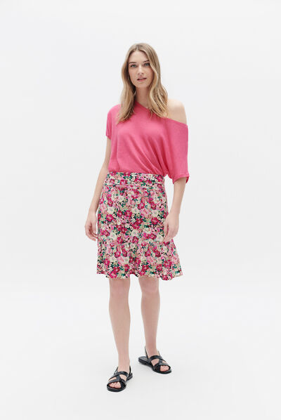 Jupe julia rose femme