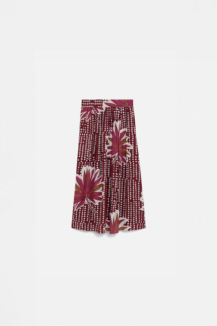 Jupe jelisa rouge fonce femme