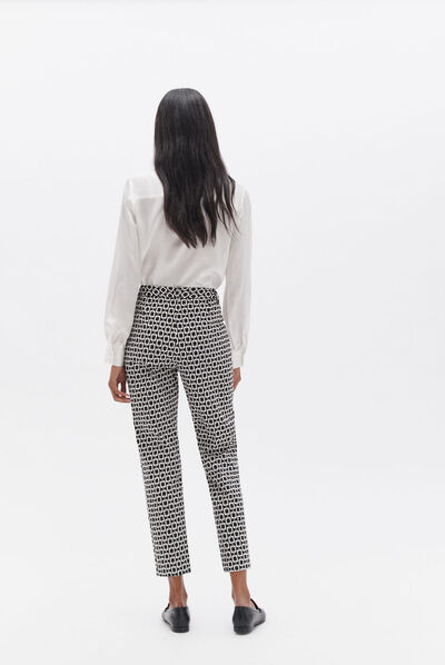 Broek Pgabin3 zwart vrouw