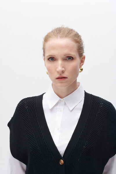 Pull marjorie noir femme