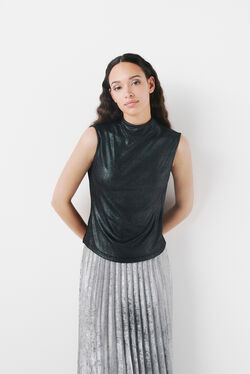 T-shirt tfancy gris argent femme