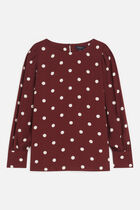 Christy top burgundy woman