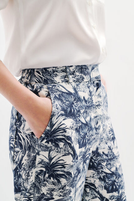 Pantalón Panda3 blanco mujer