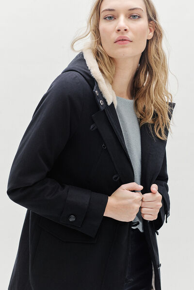 parka electra nero donna