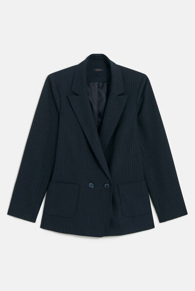 Giacca virginie blu navy donna
