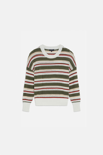 Pull mexico vert femme