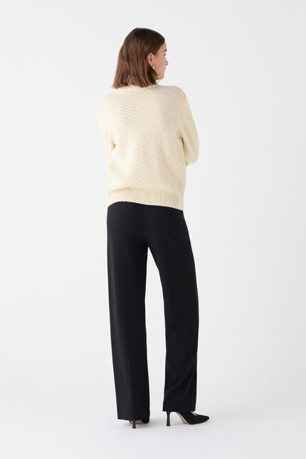 Trui mwilliam Made in Italy ecru vrouw