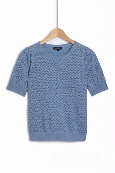 Malha Rosalia denim stone mulher