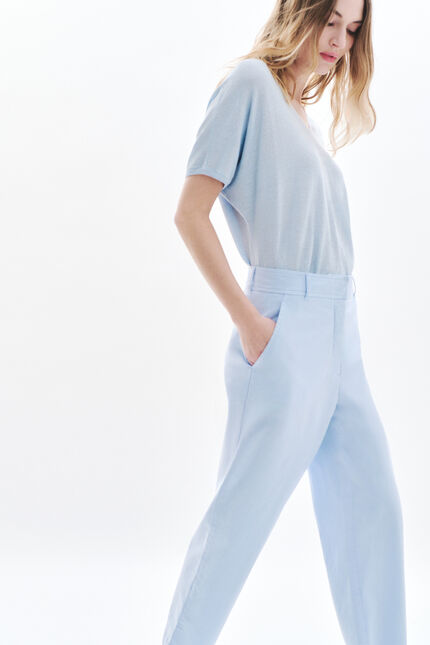 Pantalón Pedalo azul cielo mujer