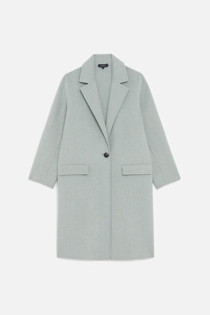 Manteau gaenore bleu pastel femme