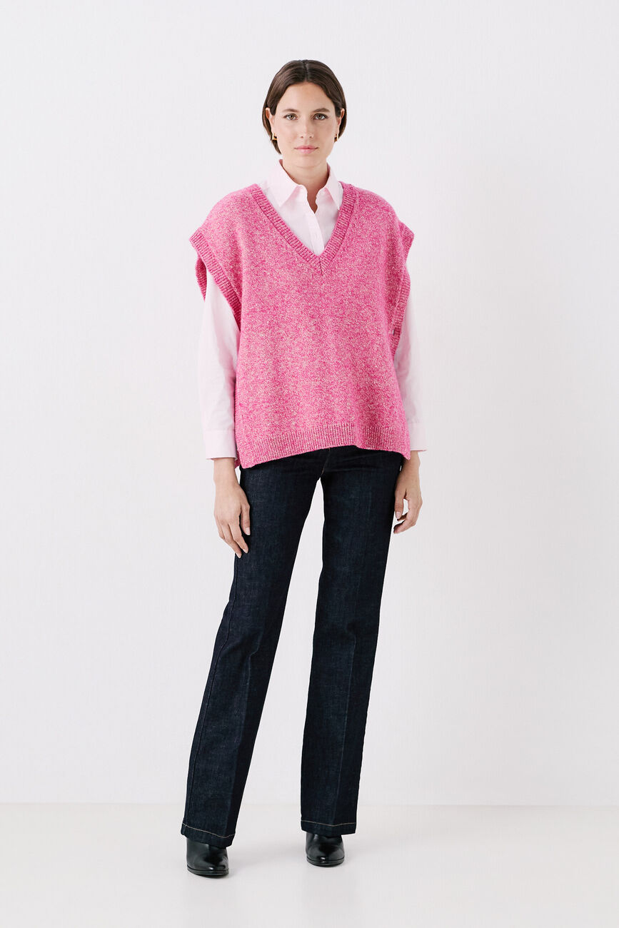 Pull mstan rose femme