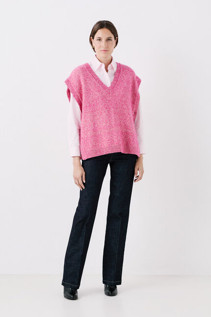 maglione mstan rosa donna