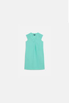 Pamela 100% linen dress mint green woman