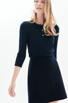 T-shirt Ted navy blue woman