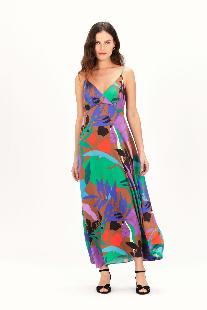 Robe romary vert menthe femme