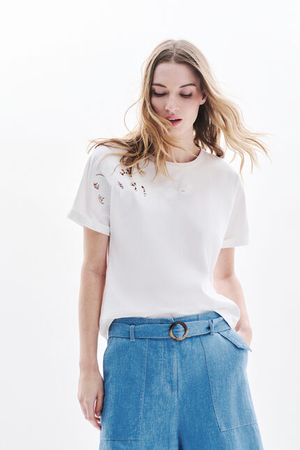 T-shirt Tsorrento blanc femme