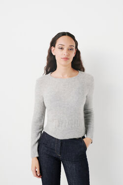 mbridget sweater light grey woman