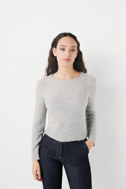 trui mbridget lichtgrijs vrouw