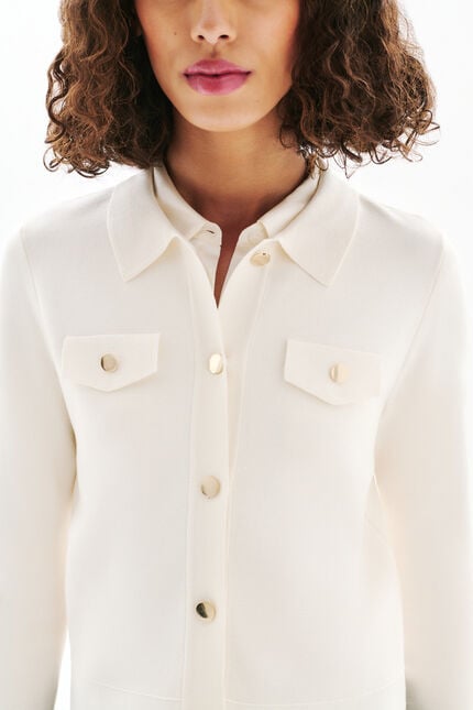 Sweater Mflo ecru woman