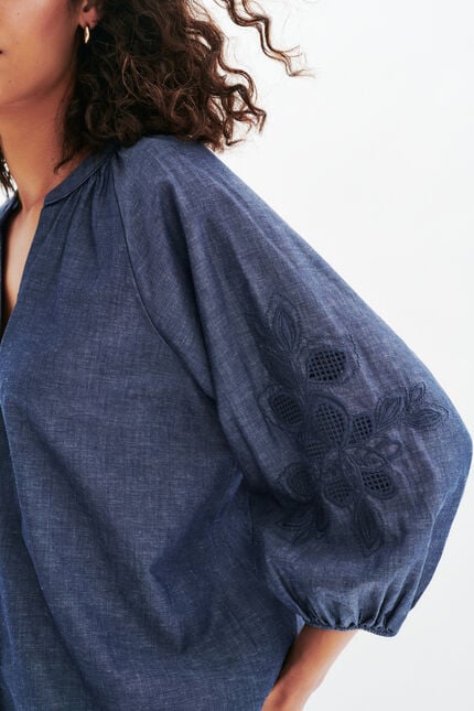 Caubie-Hemd marineblau damen