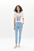 Telegance t-shirt electric blue woman