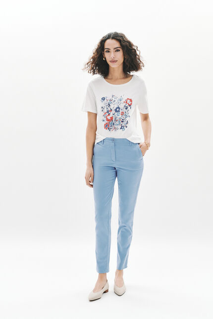 Maglietta Telegance elektroblau donna
