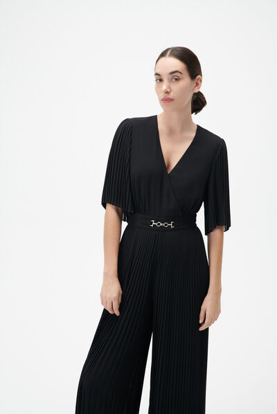 Pantalón Paulette negro mujer