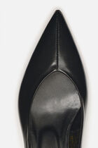Escarpi natural leather sandals black woman