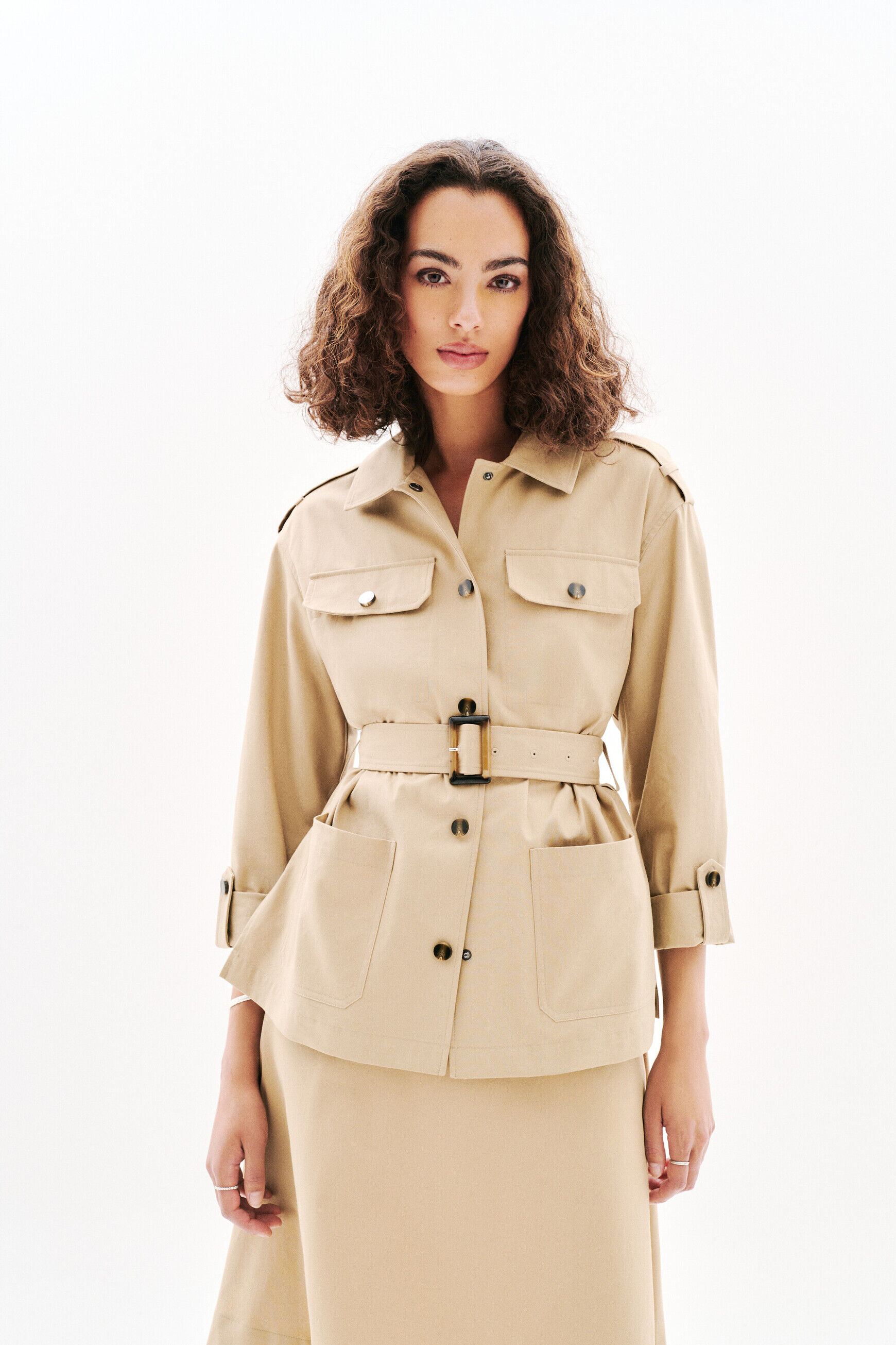 Veste Geraldine taupe femme