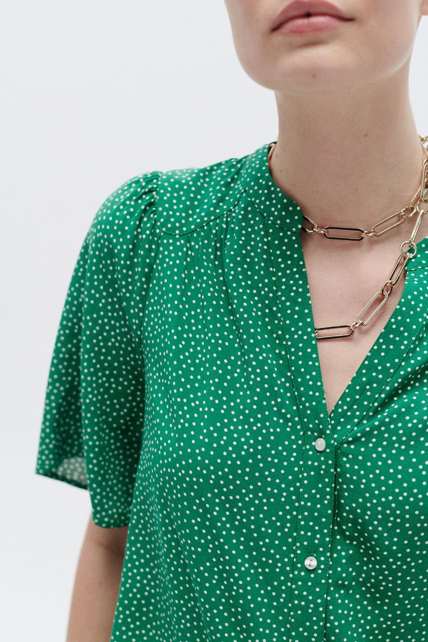Carla3 shirt mint green woman