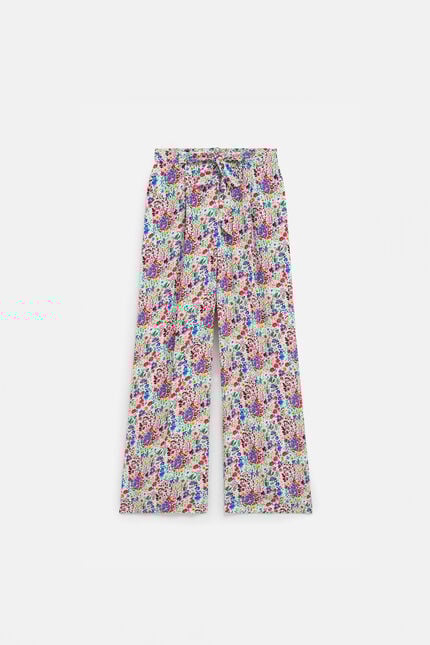 Pantalon pampille denim stone femme