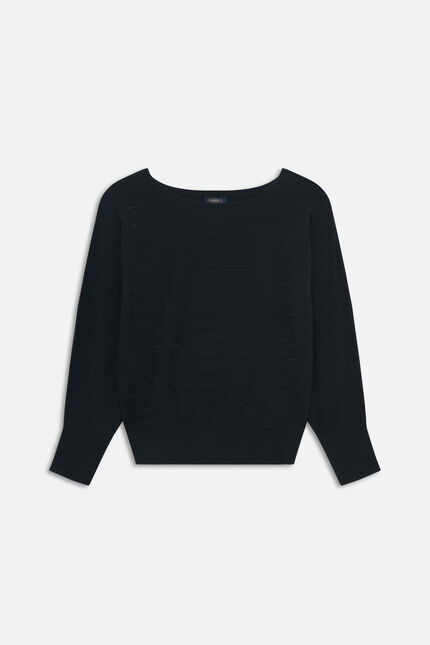 Maglione miu4 nero donna