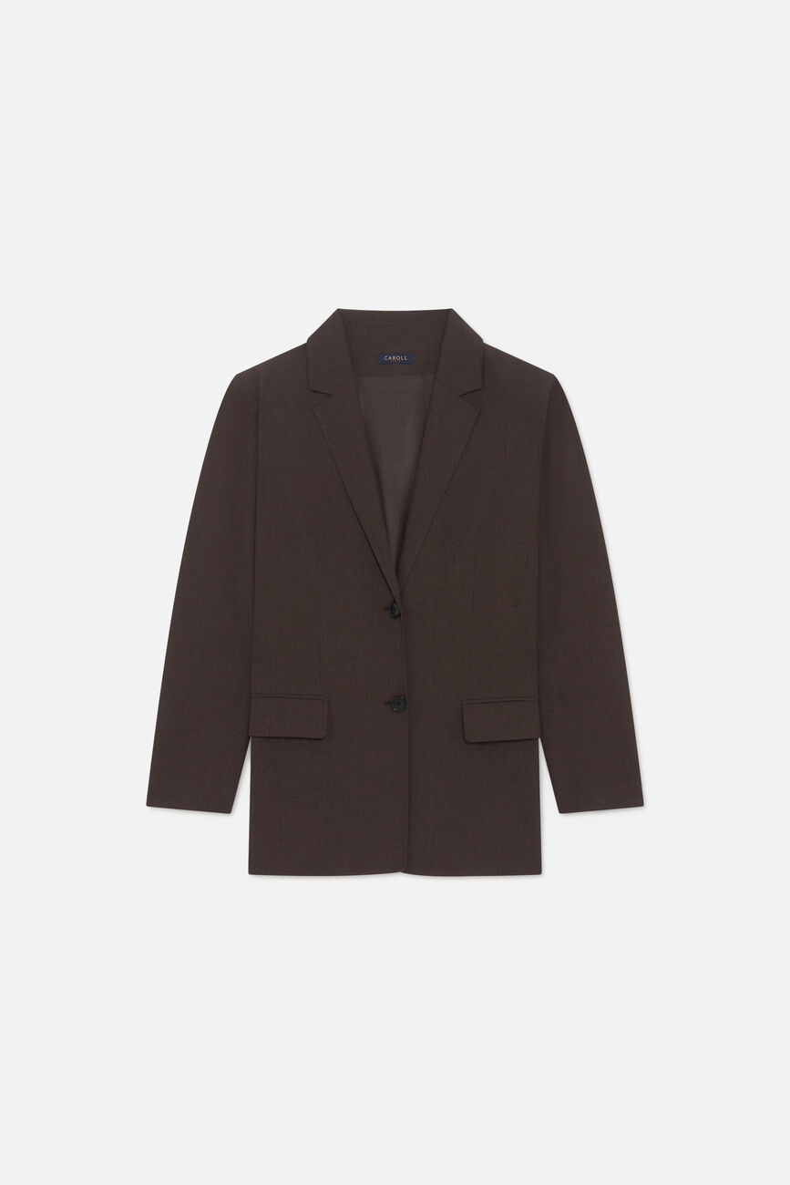 Voltige jacket dark brown woman
